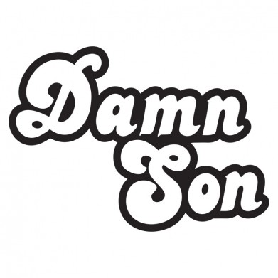 Наклейка на авто - Damn Son v2 Наклейка на авто - Damn Son v2