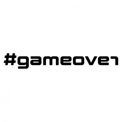 Наклейка на авто - Game over Наклейка на авто - Game over