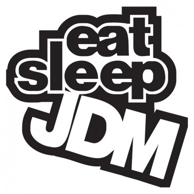 Наклейка на авто - Eat Sleep JDM v2 Наклейка на авто - Eat Sleep JDM v2
