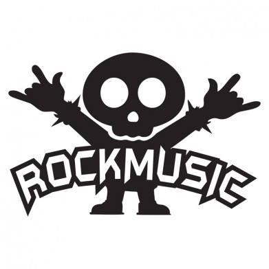 Наклейка на авто - Rock Music Наклейка на авто - Rock Music