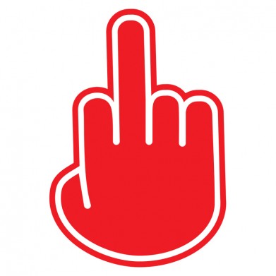 Наклейка на авто - Fuck Shocker Наклейка на авто - Fuck Shocker