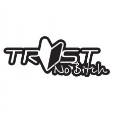 Наклейка на авто - Trust no Bitch