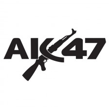 Наклейка на авто - АК 47