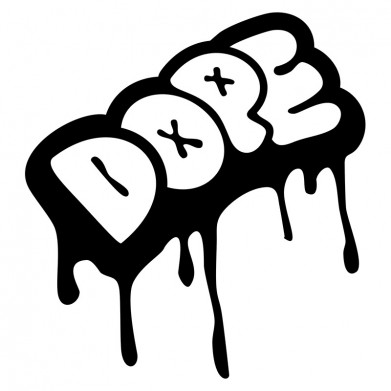 Наклейка на авто - Dope Наклейка на авто - Dope