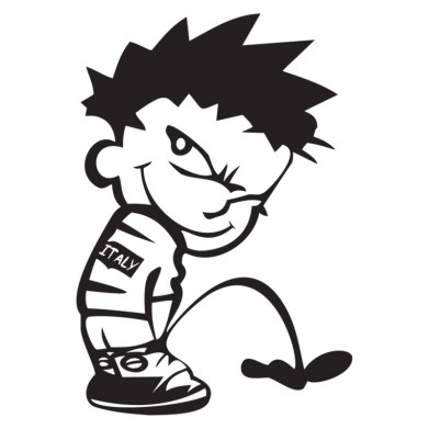 Наклейка на авто - Calvin Наклейка на авто - Calvin