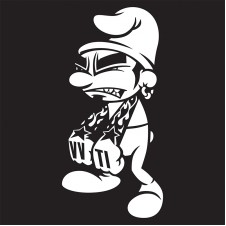 Наклейка на авто - VVTI Smurf v2