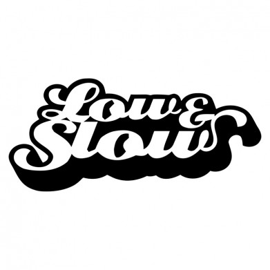 Наклейка на авто - Low and Slow v2 Наклейка на авто - Low and Slow v2