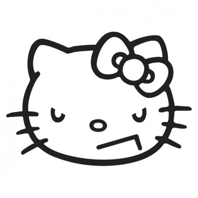 Наклейка на авто - Evil Kitty Наклейка на авто - Evil Kitty