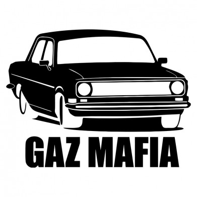 Наклейка на авто - Gaz Mafia Наклейка на авто - Gaz Mafia