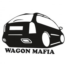 Наклейка на авто - Wagon Mafia