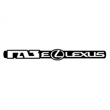 Наклейка на авто - ГАЗеLexus