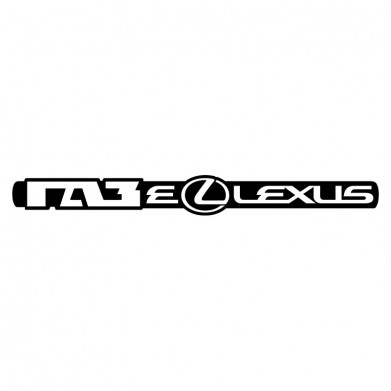 Наклейка на авто - ГАЗеLexus Наклейка на авто - ГАЗеLexus