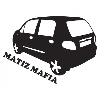 Наклейка на авто - Matiz Mafia Наклейка на авто - Matiz Mafia