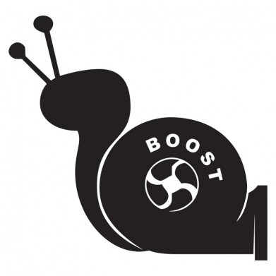 Наклейка на авто - Boost Улитка Наклейка на авто - Boost Улитка