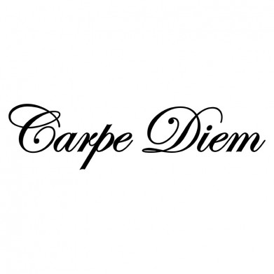 Наклейка на авто - Carpe Diem Наклейка на авто - Carpe Diem