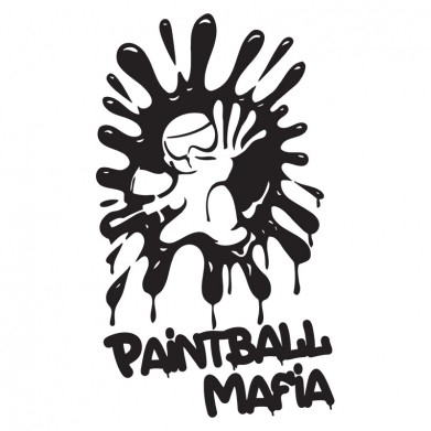 Наклейка на авто - Paintball mafia