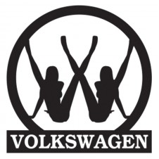 Наклейка на авто - Volkswagen