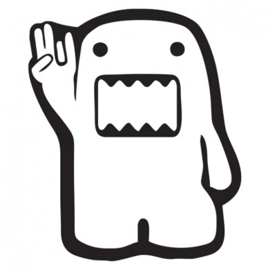 Наклейка на авто - Domo Kun Shocker Наклейка на авто - Domo Kun Shocker