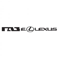 Наклейка на авто - ГАЗеLexus v2