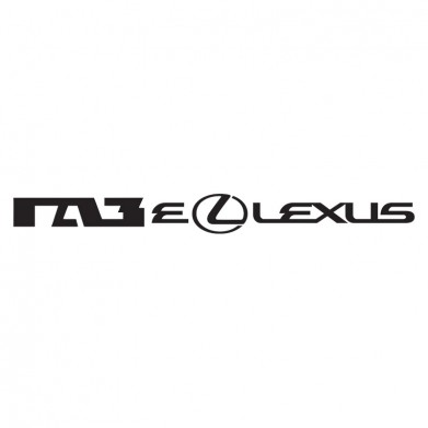 Наклейка на авто - ГАЗеLexus v2 Наклейка на авто - ГАЗеLexus v2