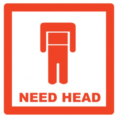 Наклейка на авто - Need Head