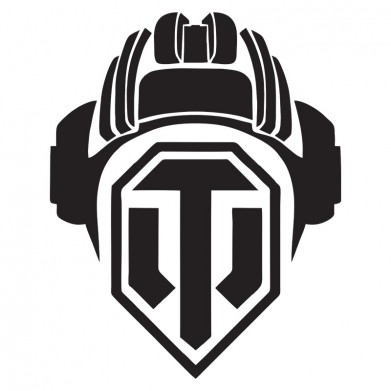 Наклейка на авто - Шлем танкиста World of Tanks Наклейка на авто - Шлем танкиста World of Tanks