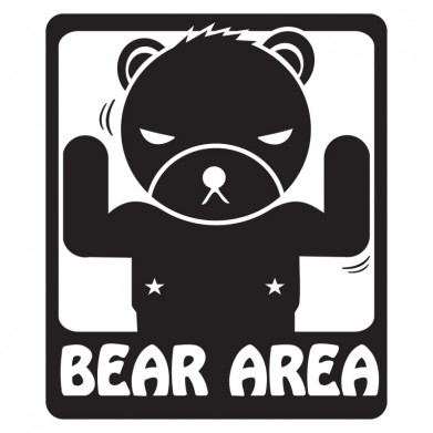 Наклейка на авто - Bear Area Наклейка на авто - Bear Area