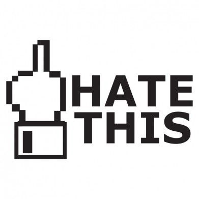 Наклейка на авто - Hate This v2 Наклейка на авто - Hate This v2