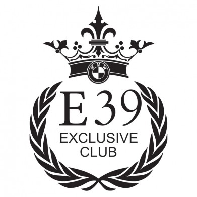 Наклейка на авто - BMW E39 Exclusive Club Наклейка на авто - BMW E39 Exclusive Club