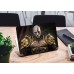 Наклейка на ноутбук - God Of War Kratos на троне Наклейка на ноутбук - God Of War Kratos на троне