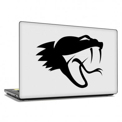 Наклейка на ноутбук - Black snake logo Наклейка на ноутбук - Black snake logo