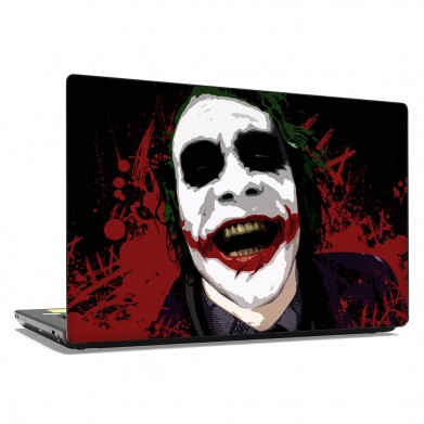 Наклейка на ноутбук - Joker red smile Наклейка на ноутбук - Joker red smile