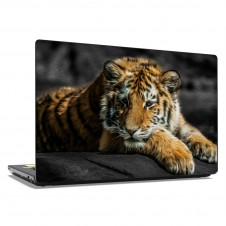 Наклейка на ноутбук - Paint tiger