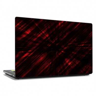 Наклейка на ноутбук - Red and black pattern Наклейка на ноутбук - Red and black pattern