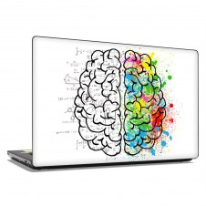Наклейка на ноутбук - Multicolored Brain