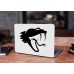 Наклейка на ноутбук - Black snake logo Наклейка на ноутбук - Black snake logo