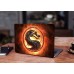 Наклейка на ноутбук - Mortal Kombat fire logo Наклейка на ноутбук - Mortal Kombat fire logo