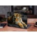 Наклейка на ноутбук - Paint tiger