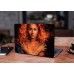 Наклейка на ноутбук - Flame orange girl Наклейка на ноутбук - Flame orange girl