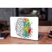 Наклейка на ноутбук - Multicolored Brain Наклейка на ноутбук - Multicolored Brain
