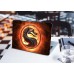 Наклейка на ноутбук - Mortal Kombat fire logo Наклейка на ноутбук - Mortal Kombat fire logo