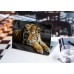 Наклейка на ноутбук - Paint tiger
