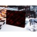 Наклейка на ноутбук - Red and black pattern Наклейка на ноутбук - Red and black pattern