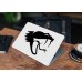 Наклейка на ноутбук - Black snake logo Наклейка на ноутбук - Black snake logo