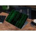 Наклейка на ноутбук - Green matrix Наклейка на ноутбук - Green matrix