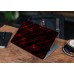 Наклейка на ноутбук - Red and black pattern Наклейка на ноутбук - Red and black pattern