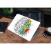 Наклейка на ноутбук - Multicolored Brain Наклейка на ноутбук - Multicolored Brain