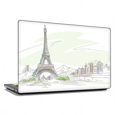 Наклейка на ноутбук - Eiffel Tower Наклейка на ноутбук - Eiffel Tower