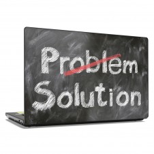 Наклейка на ноутбук - Solution Problem