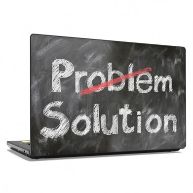 Наклейка на ноутбук - Solution Problem Наклейка на ноутбук - Solution Problem
